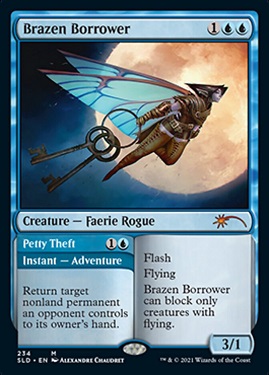 Brazen Borrower // Petty Theft Secret Lair Drop - Math Is For Blockers